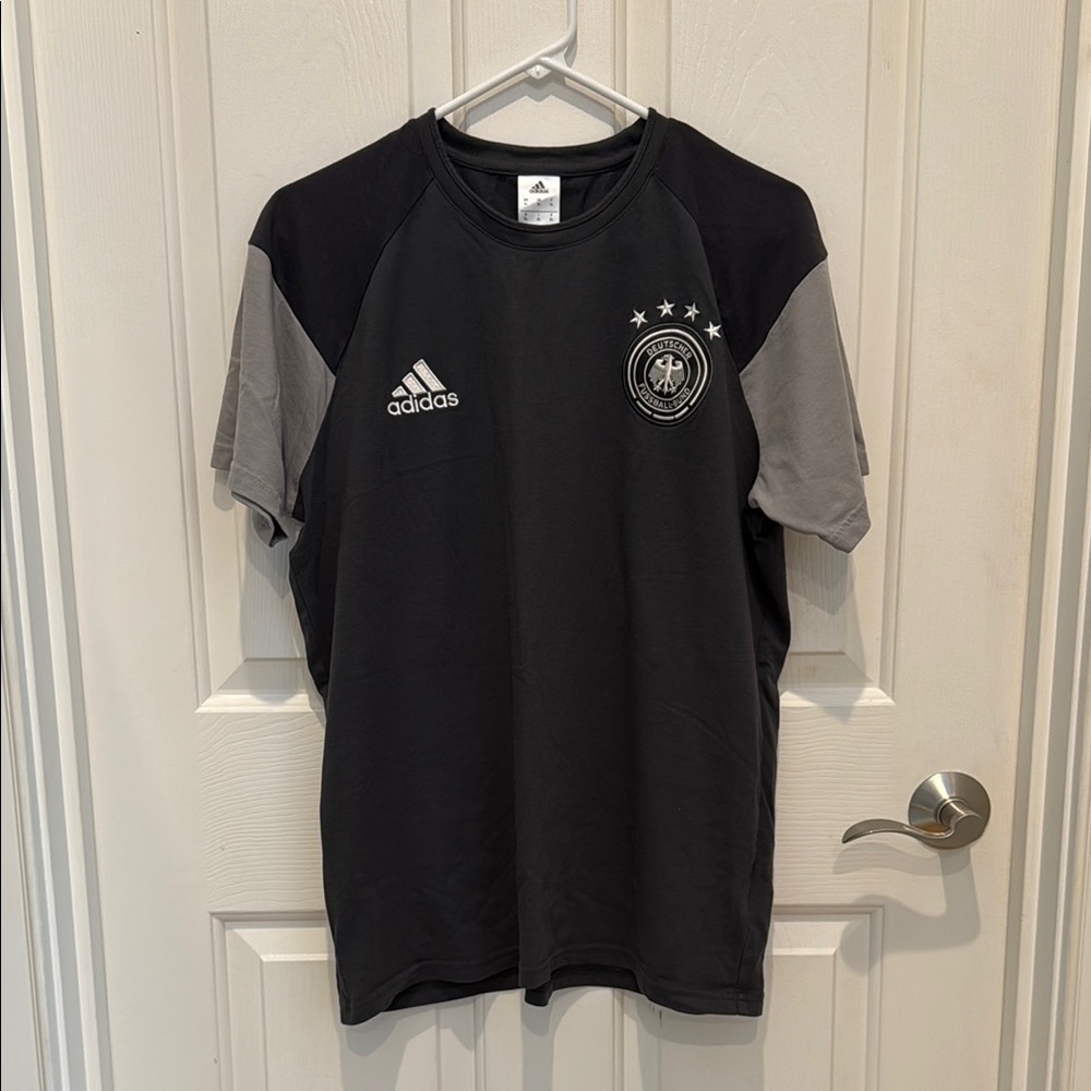Adidas Black and Gray Training Jerseys
